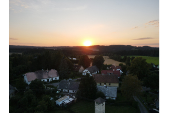 Západ slunce nad Dřevíkovem
